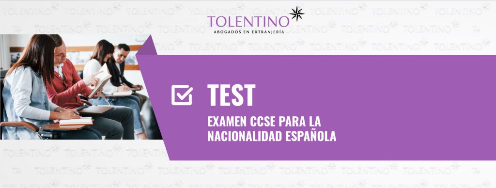 Test el examen de nacionalidad española CCSE